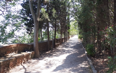 Fins ara, una veïna es feia càrrec del manteniment del Passeig de la Revolució/ Karen Madrid